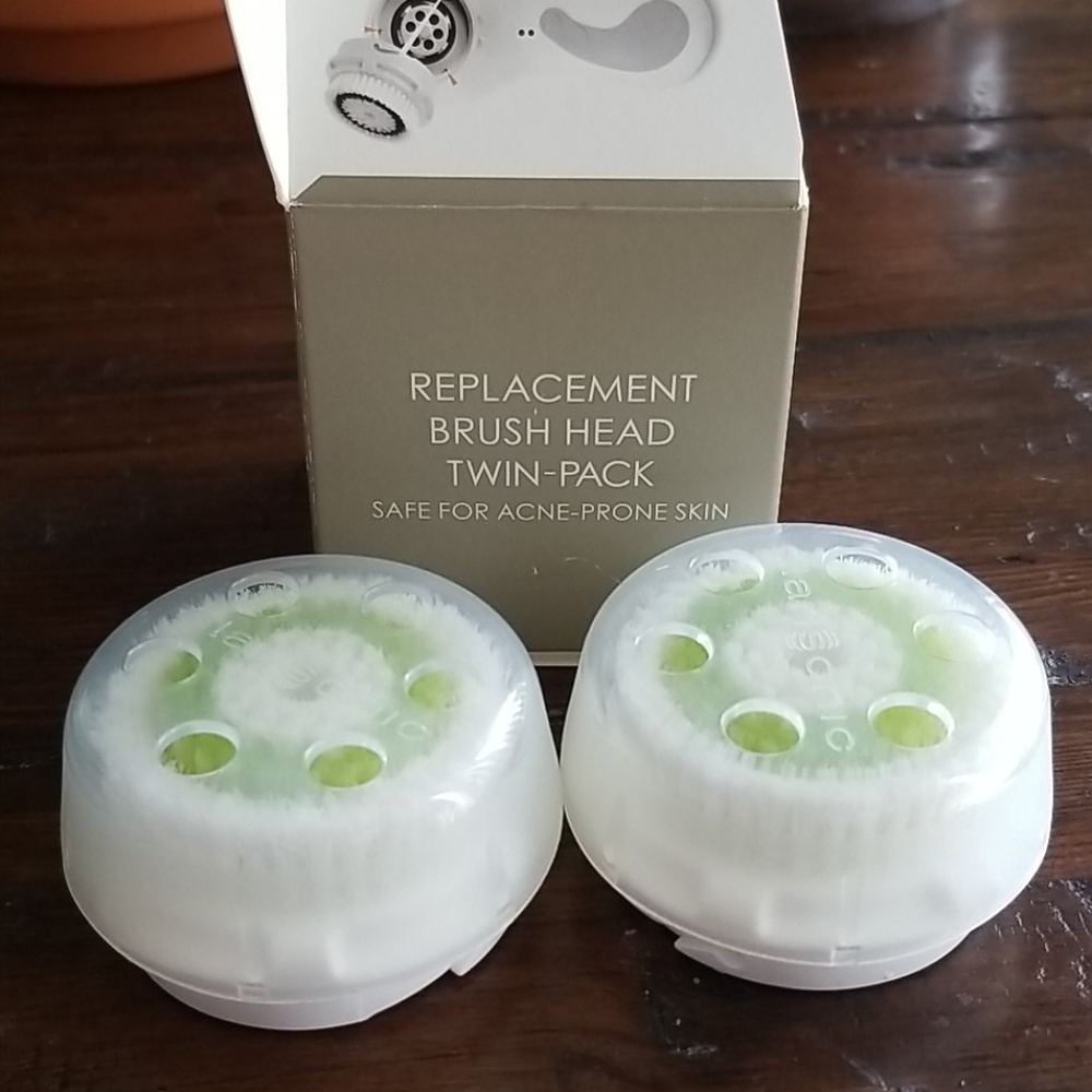 Acne Cleansing Replacement Brush Head Twin Pack